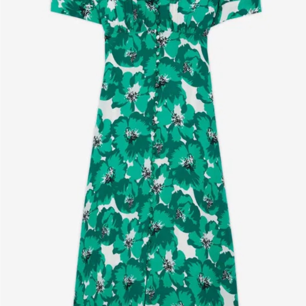 The Kooples Silk Midi Dress - Picture 3 of 10